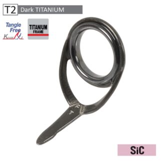 Anneau De Canne Fuji T-KTSG Taille 4, Titane + SIC, Argent, Neuf